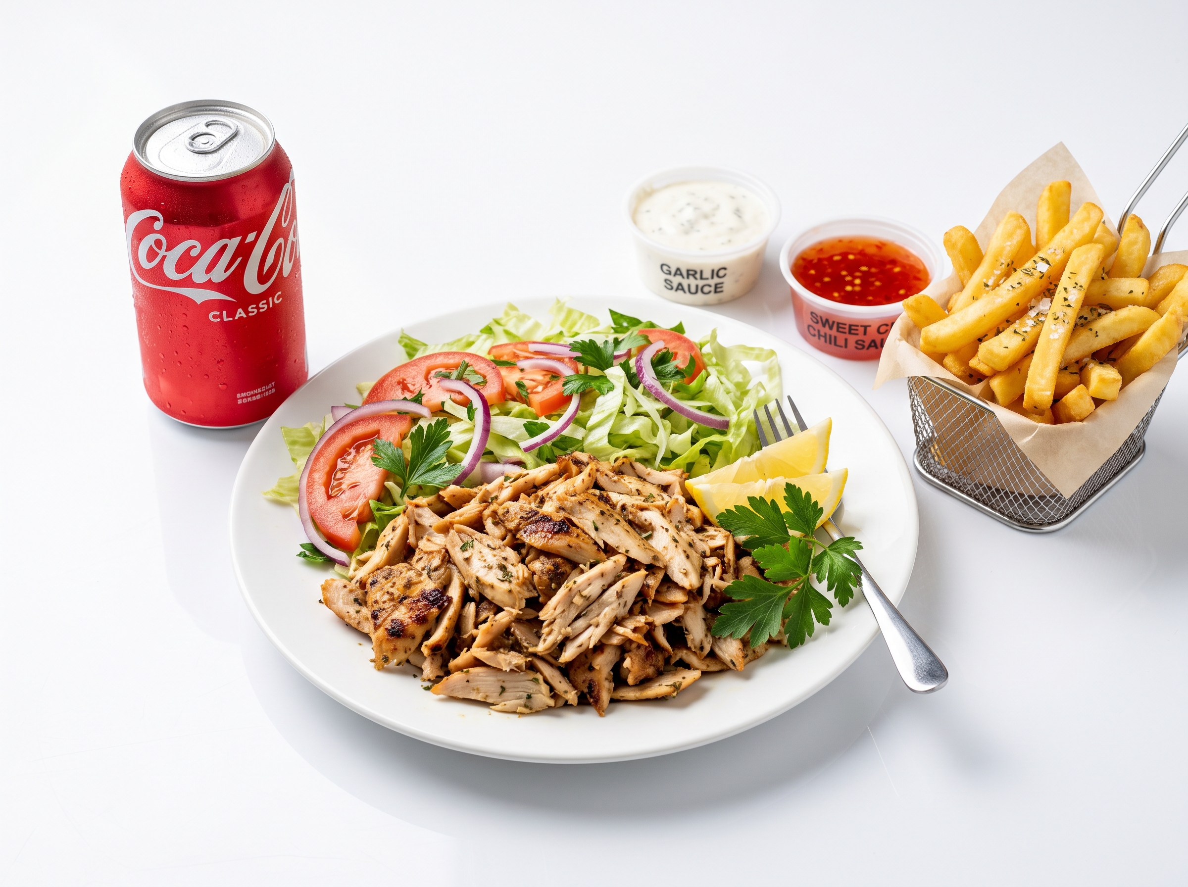 Chicken Kebab Plate Combo