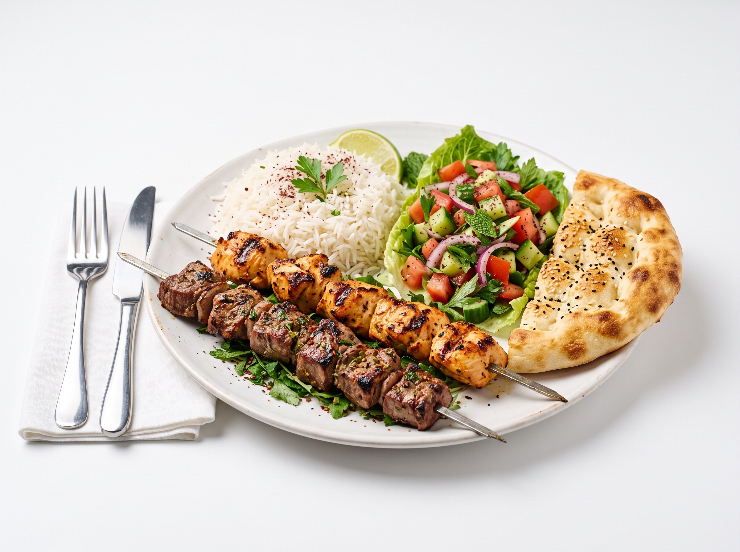 Double Shish Plate
