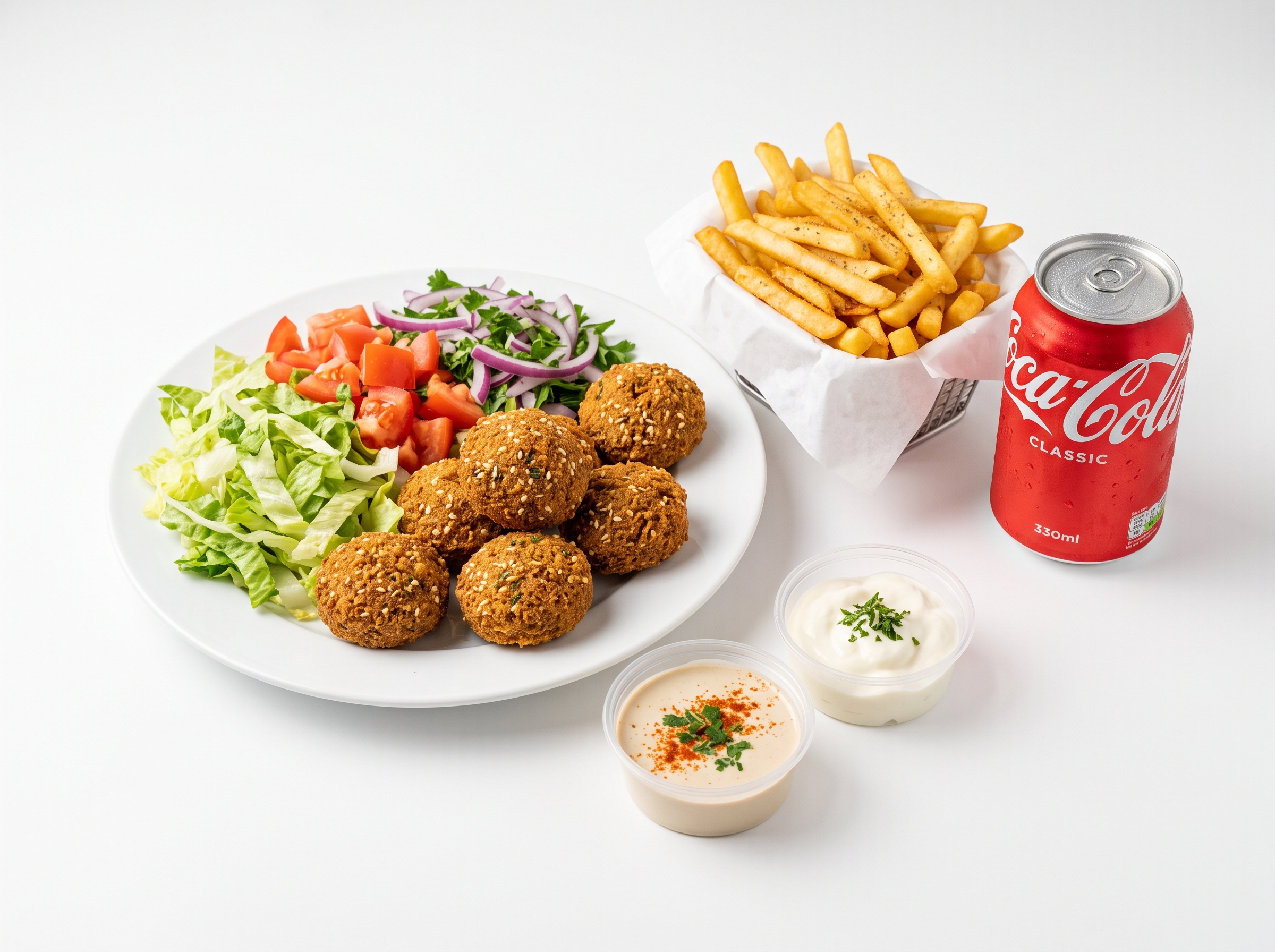Falafel Kebab Plate Combo