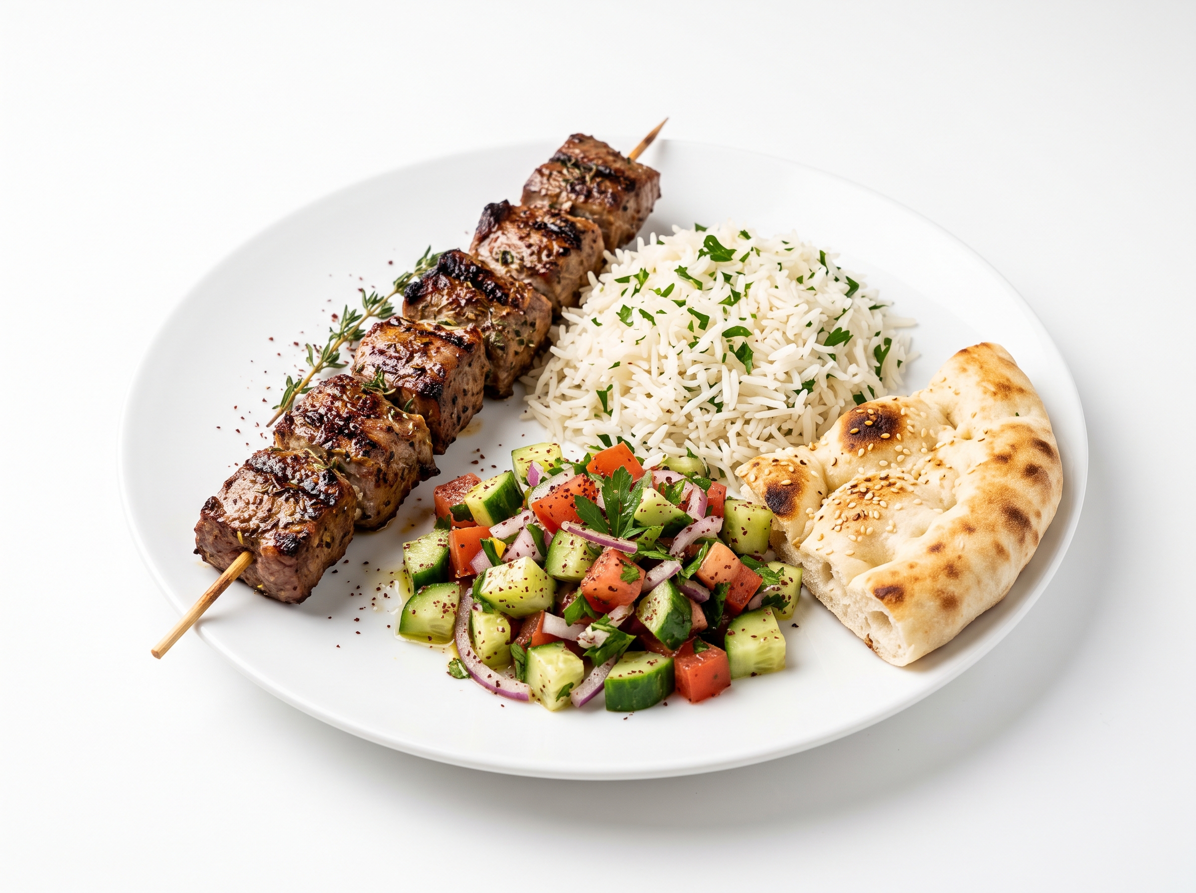 Lamb Shish Single Plate