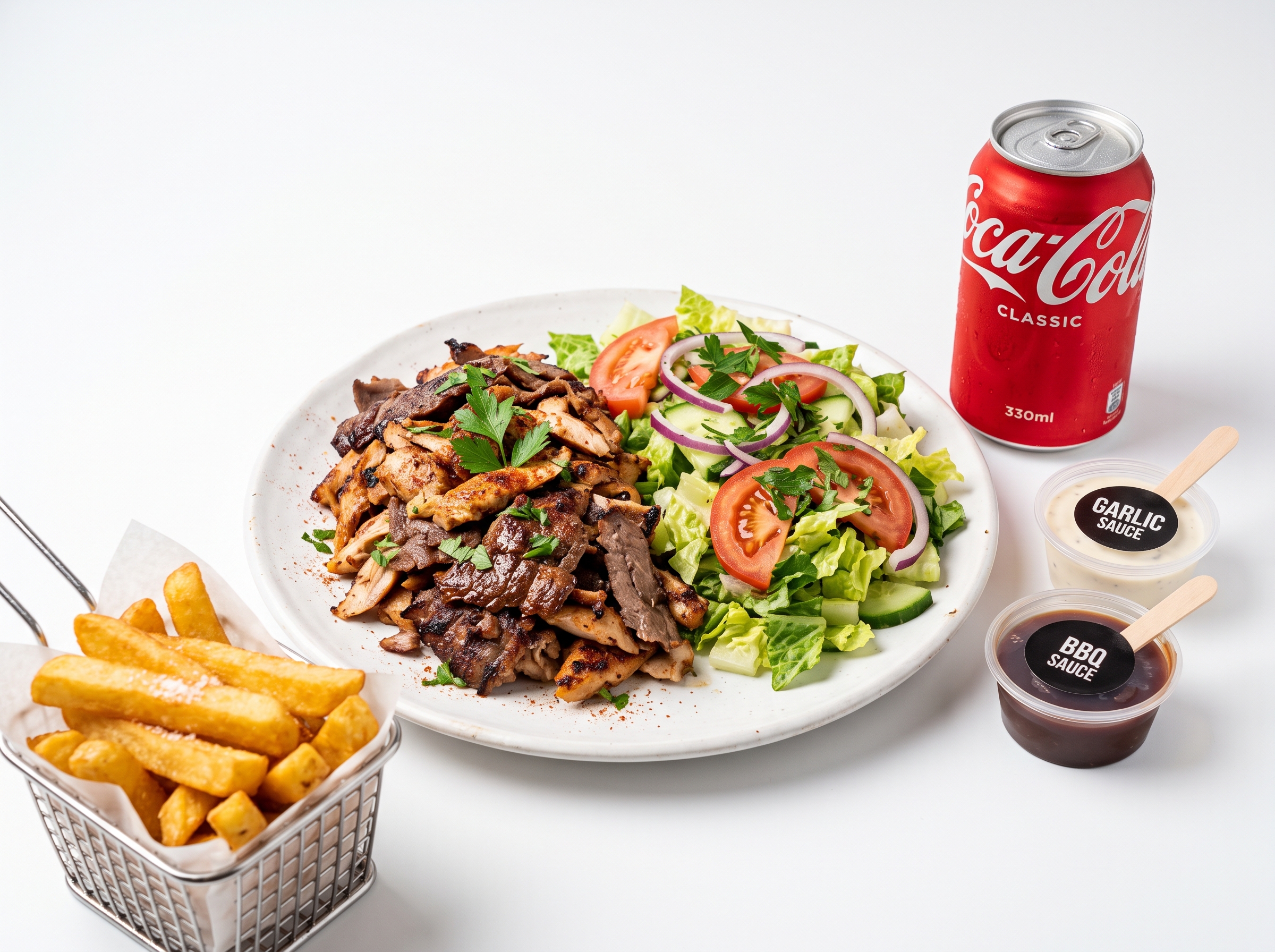 Mixed Kebab Plate Combo