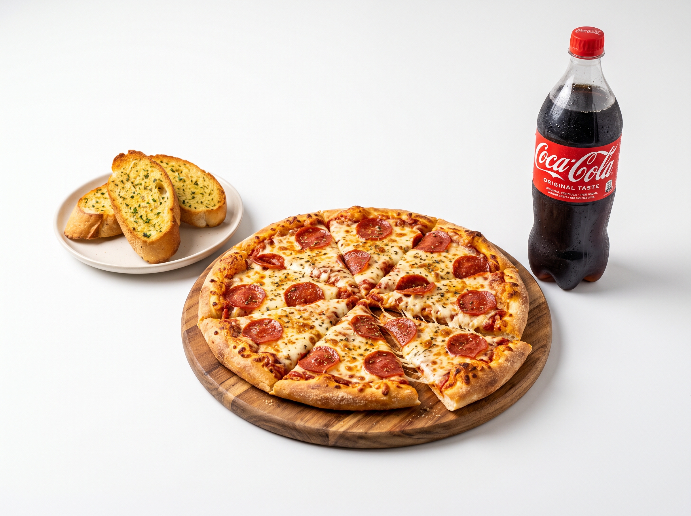 Deal 8 - Large Pizza + Drink + Garlic Bread