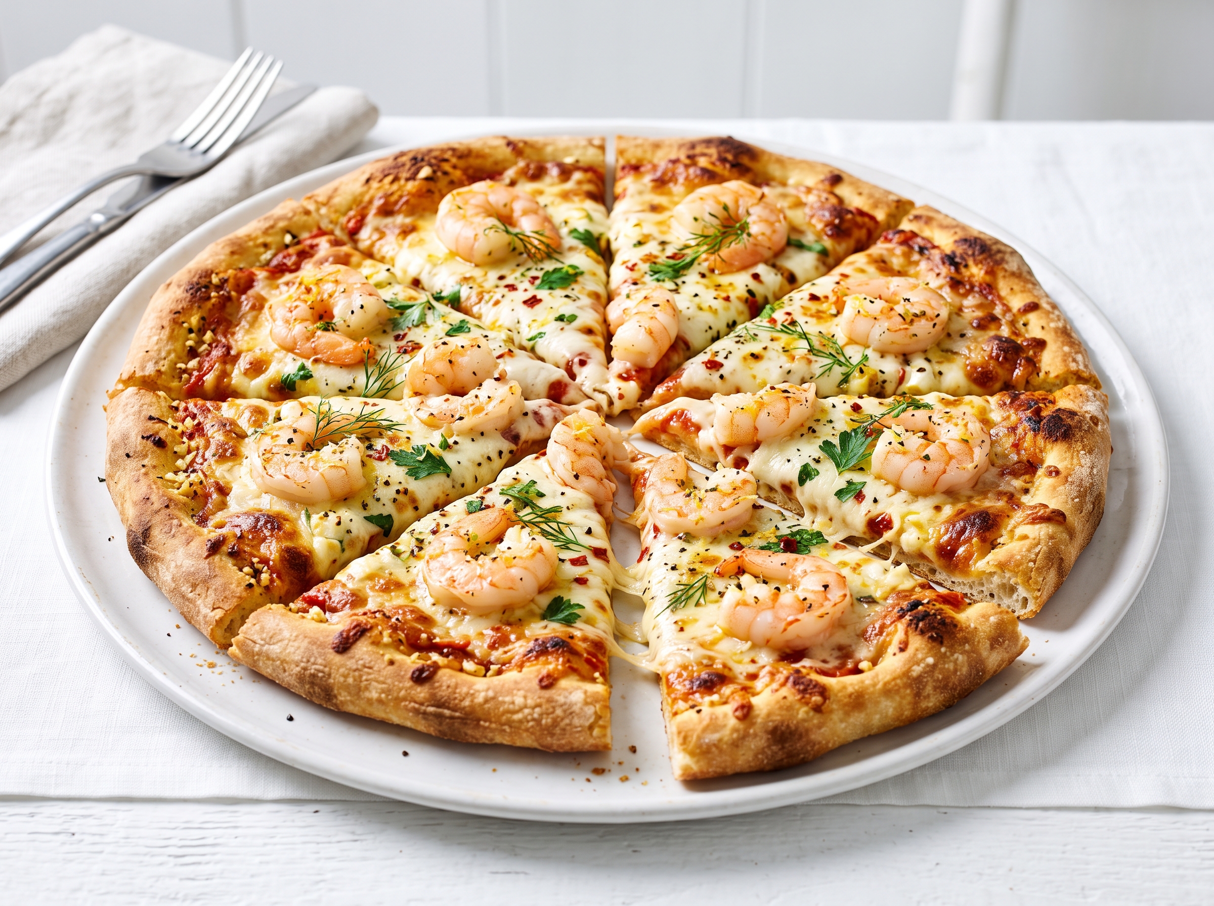 Prawns Pizza - Medium